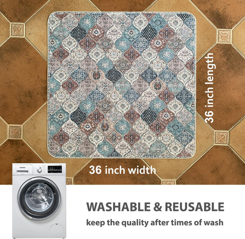 36" x36" nunubaby Washable Pee Pads for Dogs, Stylish, Non-Slip and Leak-Proof Pee Pads. Reusable Potty Pads for Dogs
