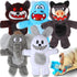 Bzonsmart Dog Squeaky Toys Tough Plush Chew Toys Bundle for Small Medium