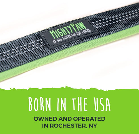 Mighty Paw Ultra Soft Dog Collar - Adjustable All-Metal Buckle for Large and Small Dogs, Neoprene Padding