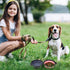 Dog Bowl Pet Collapsible Bowls, 2 Pack, Portable Water Bowls for Cats & Dogs, Travel-Friendly with 2 Carabiners