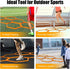 Hex Agility Rings Set of 6/12 - Speed & Agility Footwork Training Equipment for Home Gym, Kids and Adults (Orange)