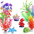 Artificial Aquarium Plants, Aquatic Simulation Plants, Seaweed Water Plants, 12 pcs Lifelike Decorations for Fish Tanks