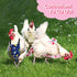 3 Pieces Chicken Diapers for Hens Pet Duck Diapers Reusable Chicken Diapers Chicken Clothes Accessories with Bow Tie