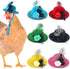 6 Pieces Chicken Hats for Hens, Costumes for Chickens and Small Animals, Tiny Hats and Doll Accessories