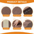Dog Steps for Bed, 4-Step Dog Ramp for Small Dogs, Non-Slip Design, High Density Foam, Coffee