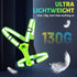 West Biking Running Vest Light, LED Reflective Gear for Night Walking, High Visibility Rechargeable Light Up Running