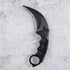 Karambit Knife Fixed Blade Tactical Camping Tool - 2 Pieces Stainless Steel Outdoor Hunting Knife with Sheath and Cord