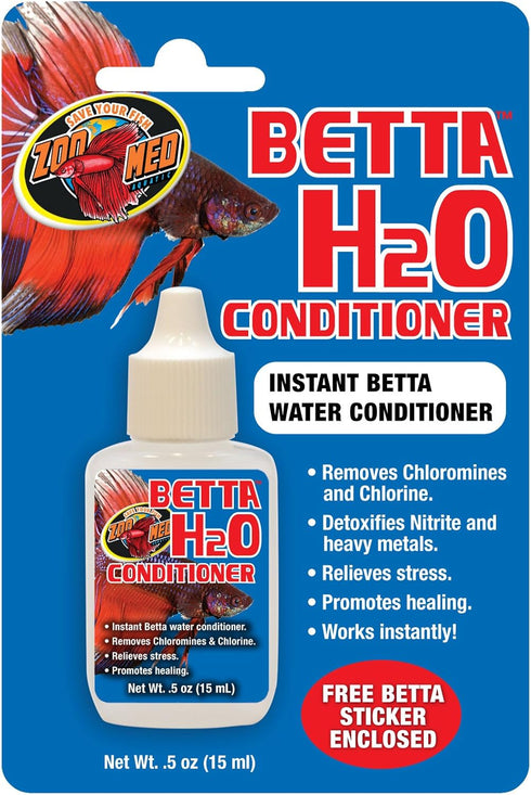 Zoo Med Betta H2O Conditioner, 0.5 oz