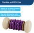 PetSafe Busy Buddy Nobbly Nubbly Treat Holding Dog Toy - Strong Chewers, Small, Multi Color, Treat Rings Included
