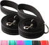 2-Pack Reflective Dog Leash 6ft - Nylon Leashes for Small, Medium, Large Dogs, 6ft Training Leash with D Ring (Black)