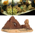 Aquarium Pyramid Decor, Resin Fish Tank Hiding Cave, Egyptian Aquarium Decorations Fish Tank Hideout Rocks