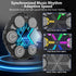 Lights,2 3-12+ Music Punching Machine for Kids Adults,Bluetooth Wall Mounted Boxing Trainer with Gloves,Rhythm Player