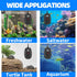 FREESEA Aquarium Fish Tank Heater, 50W Submersible Turtle Heater with Adjustable Temperature Controller