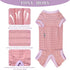 TONY HOBY Dog Pajamas, Recovery Suit for Small Medium Dogs After Surgery, Bean Pink, Size S