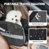 13 lbs Center Console Dog Car Seat for Small Dogs,Dog Booster Car Seat with Safety Belt and Pockets,Portable Pet
