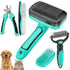 5 PCS Self Cleaning Slicker Brush & Pet Grooming Rake & Bath