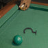 4pcs PRETYZOOM Pool Cue Storage Hooks Wall Mounted Metal Pool Table Side Cue Rack Gold and Black for Game Room