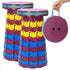 2 Pack Portable Collapsible Stool - Adjustable Folding Stools for Adults, Retractable