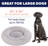 Premium Portable Dog Beds for Medium and Large Dogs - Travel Furniture - Fits Dogs up to 45 lbs, Light Grey (Medium)