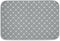 Bone Dry Ultra Absorbent Pet Mat, Machine Washable 12x18, Gray Trellis Print