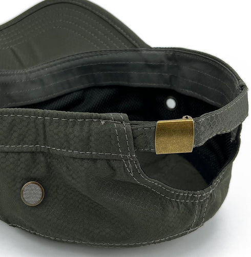 Quick Dry Hidden Pocket Cadet Army Hat Military Style Flat Top Baseball Dad Sun Cap
