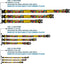 Dog Collar Plastic Clip Marvel Retro Comic Panels, Black Yellow, 6 to 9" Wide