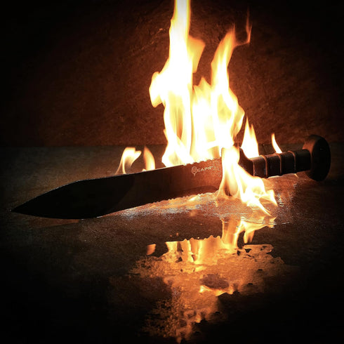 Reapr 11019 Legion Tactical Sword with Sheath for Camping, Hiking, Emergencies, Self-Defense, 20" Overall Length, Black