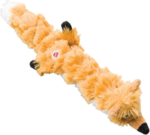 SPOT Skinneeez Extreme Quilted Fox Dog Toy, Durable, Stuffing Free, 4 Layers, 2 Squeakers, Ideal for Medium and Large