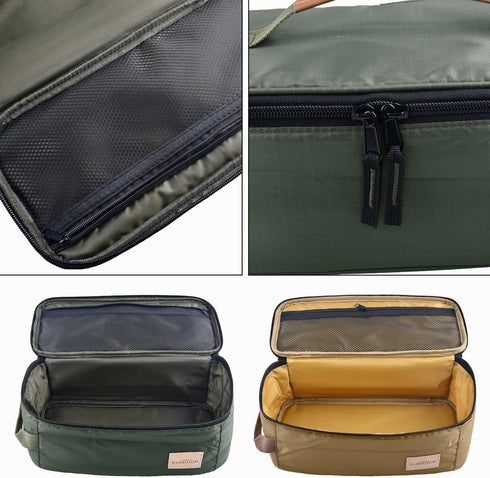TRIWONDER Camping Travel Cookware Organizer Bag, Portable Pouch for Outdoor Barbecue Cooking Utensils Storage
