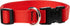 LupinePet Basics Adjustable Collar for Medium and Larger Dogs, 13-22", Red