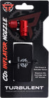 Turbulent CO2 Bike Tire Inflator Set, Presta and Schrader Valve Compatible Quick Air Pump Tool