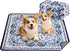 Mozin 1 Pack 72"x72" Washable Pee Pads for Dogs, Super Absorbent Reusable Puppy Pads Waterproof, Leak-Proof & Non-Slip