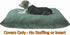 DIY Pet Bed Pillow, Denim Cover + Waterproof Internal Case for Dog/Cat, Medium 36"X29", Olive Green Color - Covers only