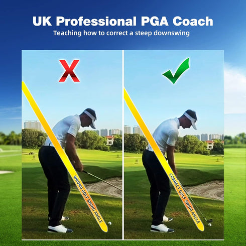 Golf Swing Trainer Aid - Posture Correction Equipment, Golf Spinner Swing Motion Trainer for Beginners