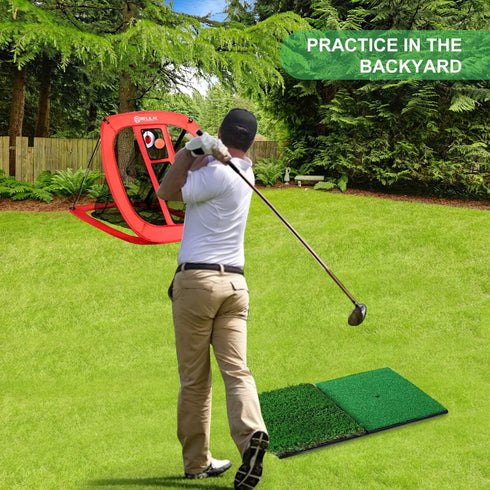 Pop Up Golf Chipping Net - Indoor/Outdoor Golfing Target Accessories for Backyard Accuracy and Swing Practice