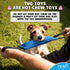 Dog Bite Tug Toy (11.8"x3.5") - Durable Blue Pull Toy with 2 Soft Handles for Small to Medium Dogs