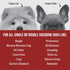 Pride and Groom DogDays De-Shedding The Scrub Kit - Natural Dog Shampoo with Silicone Scrubber Gloves for Detangling