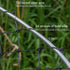 24 QualyQualy Crab Ring Trap Bait with Crab Gague Measure and Bait Clip Crab Net Minnow Trap with Tarred Braided Twine