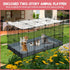 32 Playpen,47.5" 23.7" 31.5" Panels Small Animal x x Pet Playpen with Upgrade Waterproof Mat,C&C Cage for Guinea Pigs