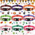 Buryeah 9 Pcs Holiday Dog Collars - Adjustable Fall Autumn Halloween Thanksgiving Christmas Collars for Large Dogs