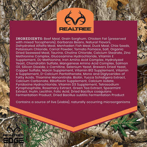 Victor Super Premium Dog Food, Realtree Edge Energy Dry Dog Food for Highly Active Dogs, Gluten Free, 5 lb