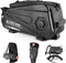 West Biking Bike Rear Seat Bag, Double Water Resistant Zipper Bicycle Trunk Pannier, 8.6L Capacity