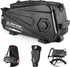 West Biking Bike Rear Seat Bag, Double Water Resistant Zipper Bicycle Trunk Pannier, 8.6L Capacity