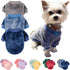 FabriCastle Dog Sweater, Pack of 3, Ultra Soft and Warm Pet Sweaters for Small or Medium Dogs (Grey, Blue, Dark Blue,