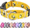 Martingale Collar for Dogs, Adjustable Soft Nylon Dog Collars with Cute Patterns for Small Medium Large Dogs (Yellow