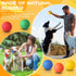 15 Pack 2.4 Inch Hiboom Natural Rubber Tennis Balls for Dogs Catching Pet Dog Balls for Fetch Training Interactive High