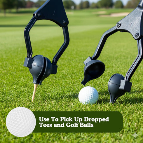 V2.0 Golf Ball Teeing Aid Device For Seniors | Golf Ball Dispenser Eliminates Bending | Motorless Golfing Dispenser