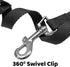 Downtown Pet Supply Long Dog Leash, 30 ft, Nylon, Black, for Training & Obedience