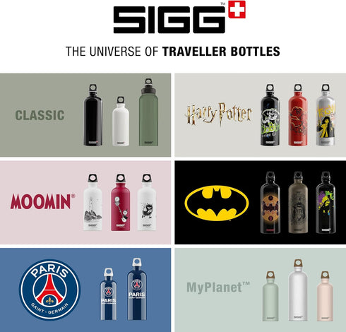 SIGG Reusable Water Bottle - WMB Traveller Red 51 Oz - Lightweight, Leak Proof, BPA-Free