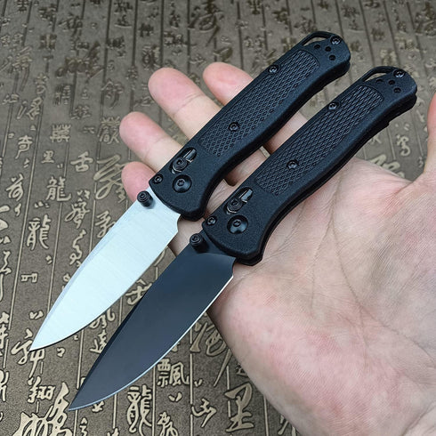 Thumb Open Mini EDC Folding Pocket Knife, Axis Lock with 2.7'' 8Cr13MoV Blade, Glass Reinforced Nylon Handle
